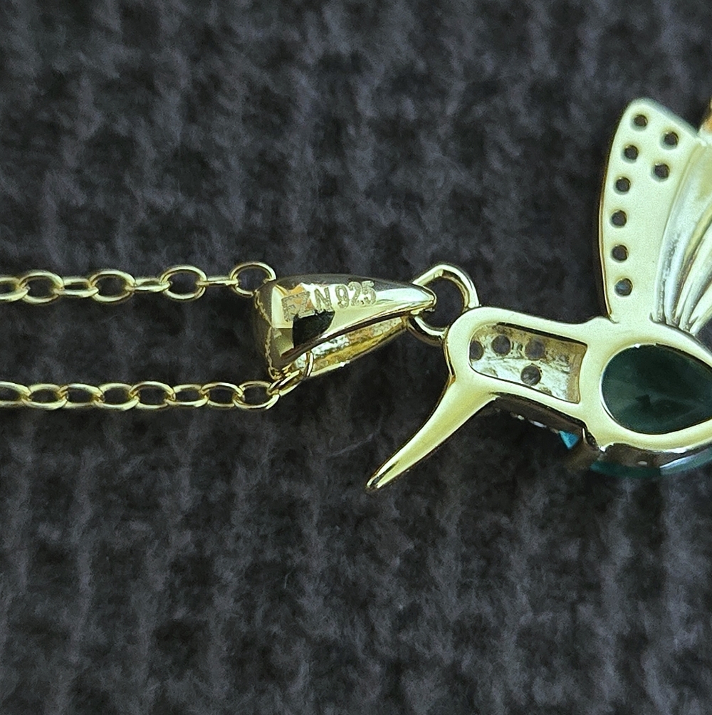 Cote d'Argent Hummingbird🪶 Pendant Necklace - NWT - Picture 7 of 16